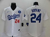 Dodgers 24 Kobe Bryant White 2020 Nike KB Cool Base Jersey,baseball caps,new era cap wholesale,wholesale hats